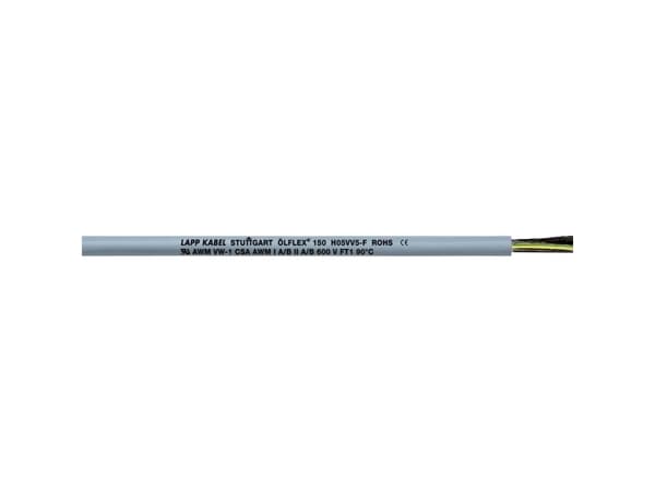 LAPP ÖLFLEX® 150 Styreledning 2 x 0,75 mm² Grå 15102-150 150 m