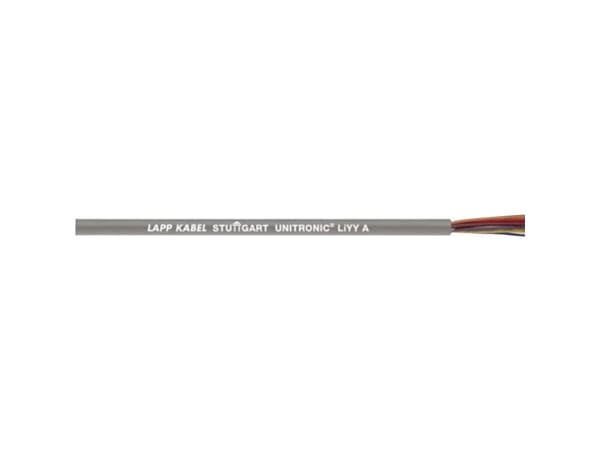 LappKabel 0022508, LiYY Control Data Cable, 8 x 23 mm², Grey Sheath