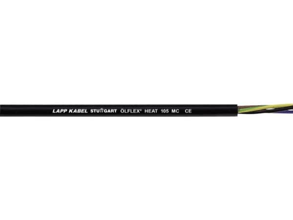 LAPP ÖLFLEX® HEAT 105 MC Korkean lämpötilan kaapeli 2 x 0,75 mm² Musta 26001-100 100 m