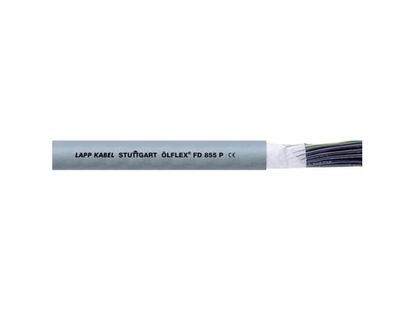 LAPP 27560-500 Peräketjujohto ÖLFLEX® FD 855 P 2 x 1 mm² Harmaa 500 m