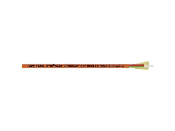 LAPP 28320702-100 Glasfiberkabel Hitronic PCF 200/230 µ Duplex Orange 100 m