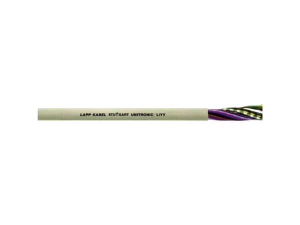 Lapp UNITRONIC LiYY, Grå, PVC, 4,2 mm, 6,6 kg/km, 25 kg/km, 4 mm