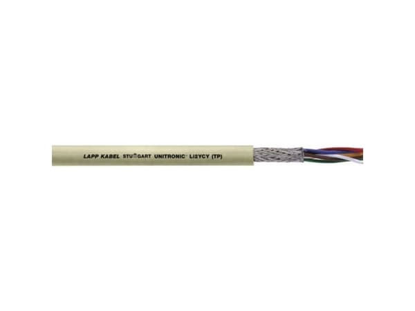 LAPP 31370-100 Datakaapeli UNITRONIC® Li2YCY (TP) 1 x 2 x 0,25 mm² Grå 100 m