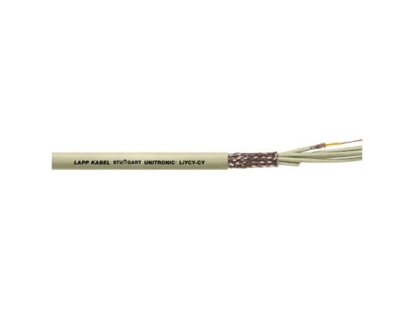 LAPP 32302-100 Datakaapeli UNITRONIC® LiYCY-CY 2 x 0,25 mm² Grå 100 m