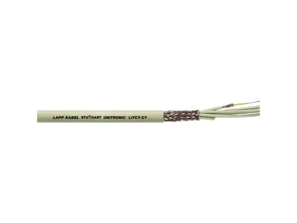 LAPP 32302-100 Datakaapeli UNITRONIC® LiYCY-CY 2 x 0,25 mm² Grå 100 m