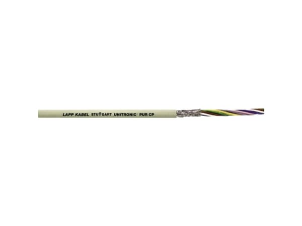 LappKabel 0032801, PURCP Control Data Cable, 3 x 0.25 mm², Grey Sheath