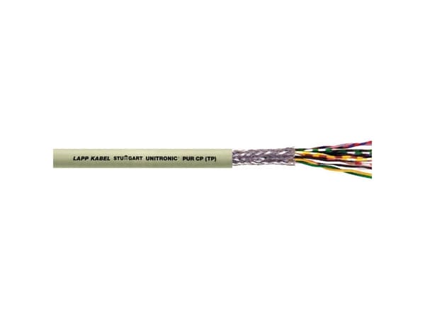 LAPP 32851-100 Datakaapeli UNITRONIC® PUR CP (TP) 3 x 2 x 0,25 mm² Grå 100 m