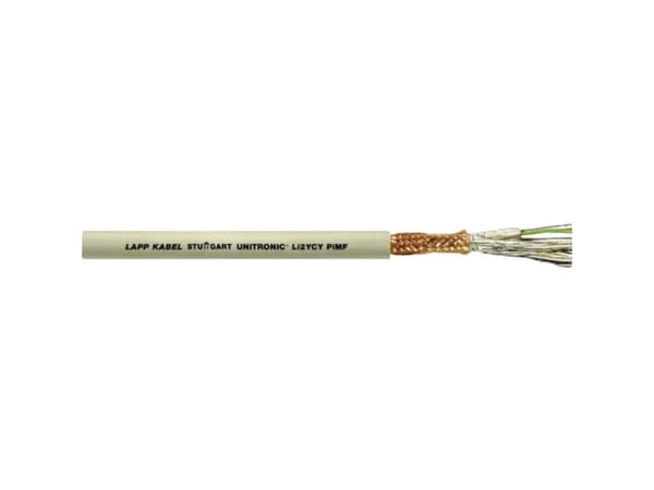 LAPP 34071-100 Datakaapeli UNITRONIC® Li2YCY PiMF 3 x 2 x 1 mm² Grå 100 m