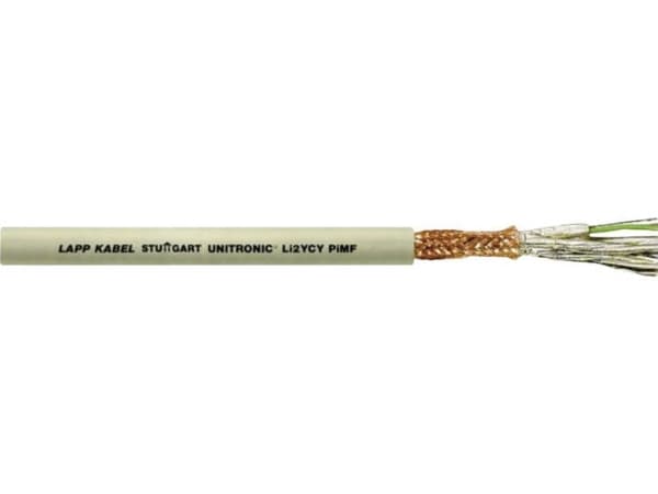 LAPP 34071-100 Datakaapeli UNITRONIC® Li2YCY PiMF 3 x 2 x 1 mm² Grå 100 m