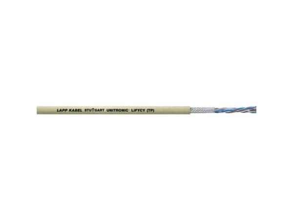 LAPP 34233-100 Datakabel UNITRONIC® LiFYCY (TP) 8 x 2 x 0.08 mm² Grå 100 m