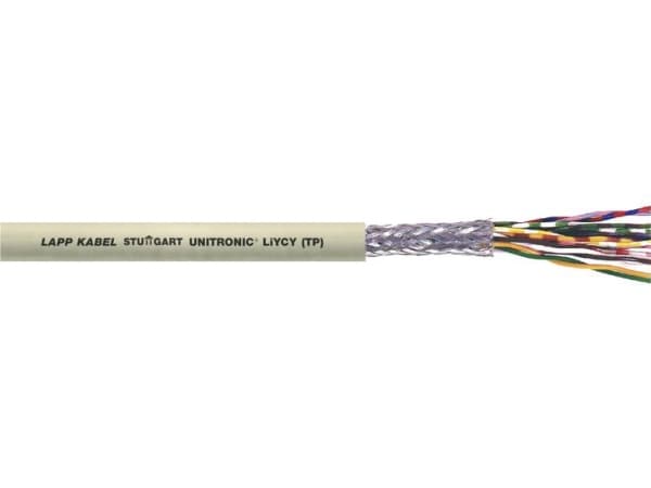 LappKabel 0035802, LiYCY (TP) Control Data Cable, 4 x 2 x 0.25 mm², Grey Sheath