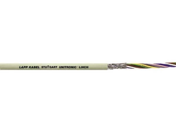 LAPP 37702-100 Datakaapeli UNITRONIC® LiHCH 2 x 0,75 mm² Grå 100 m