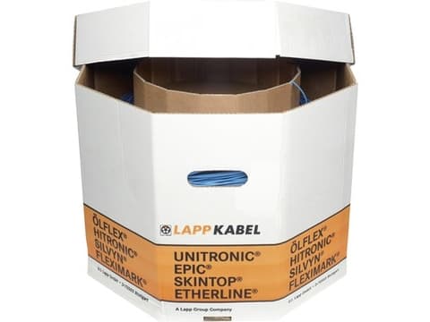Lapp H07Z-K 90°C, 100 m, Vihreä, Keltainen, Kupari, 1,06 cm, 240 kg/km, 290 kg/km