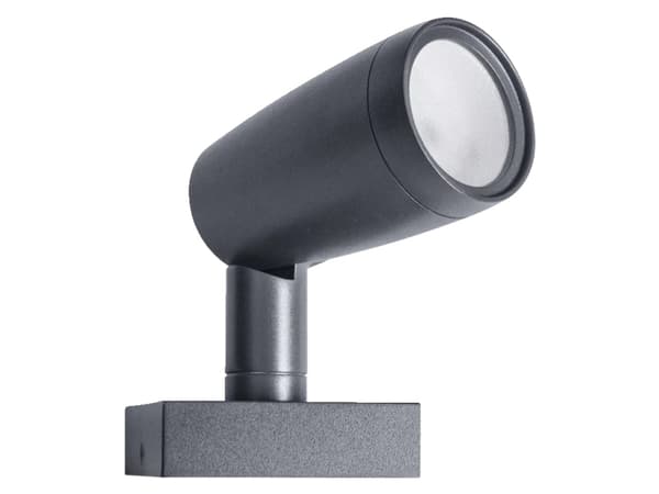 LEDVANCE SMART+, Spotlys, Mørkegrå, Aluminium, Glass, IP44, Inngang, Fasade, II