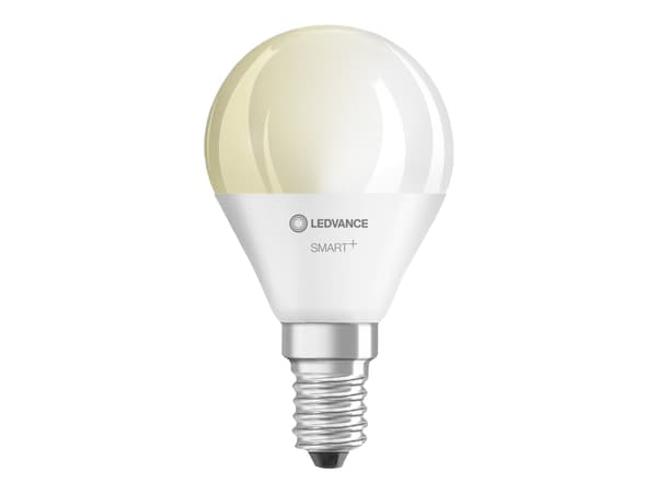 LEDVANCE SMART+ - LED-glödlampa - E14 - 4.9 W (motsvarande 40 W) - klass F - varmt vitt ljus - 2700 K - vit