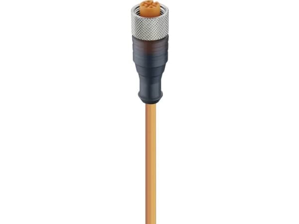 Lumberg Automation 11393-1 Sensor, ställdonskontakt, M12 Anslutning, rak 2,00 m Antal poler (RJ): 4 1 st