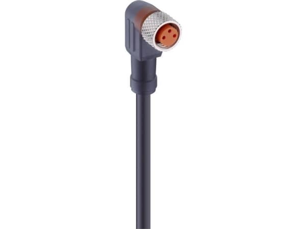 Lumberg Automation 28382-1 Anturi, toimilaitteen liitin, M8 Liitäntä, kulma 2,00 m Napaluku (RJ): 4 1 kpl 1 kpl