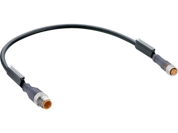 Lumberg Automation RST 3-RKMV 3-224/1M-1 Anturi, toimilaitteen liitin, M8 Liitin, suora, Liitäntä, suora 1.00 m Napaluku (RJ): 3 1 kpl