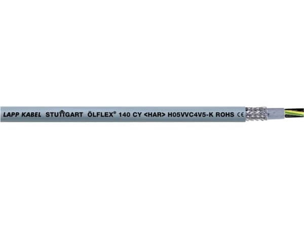 LAPP ÖLFLEX® 140 CY Styreledning 7 G 0,50 mm² Grå 35703-100 100 m 100 m