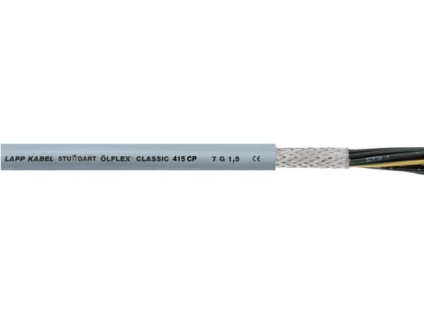 LAPP ÖLFLEX® 415 CP Styreledning 4 G 0,75 mm² Grå 1314020-100 100 m 100 m