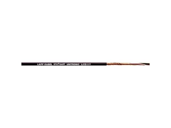 LAPP 33203-100 Datakabel UNITRONIC® LiYD11Y 3 x 0.14 mm² Sort 100 m