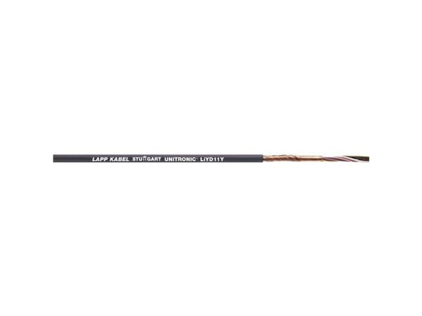 LAPP 33203-100 Datakabel UNITRONIC® LiYD11Y 3 x 0.14 mm² Sort 100 m