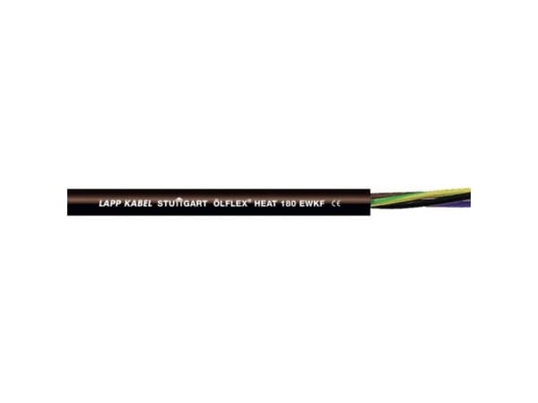 LAPP ÖLFLEX® HEAT 180 EWKF Högtemperaturkabel 7 G 1 mm² Svart 46110-100 100 m