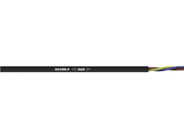 LAPP 1600251-100 Anslutningskabel H05RN-F 2 x 1 mm² Svart 100 m