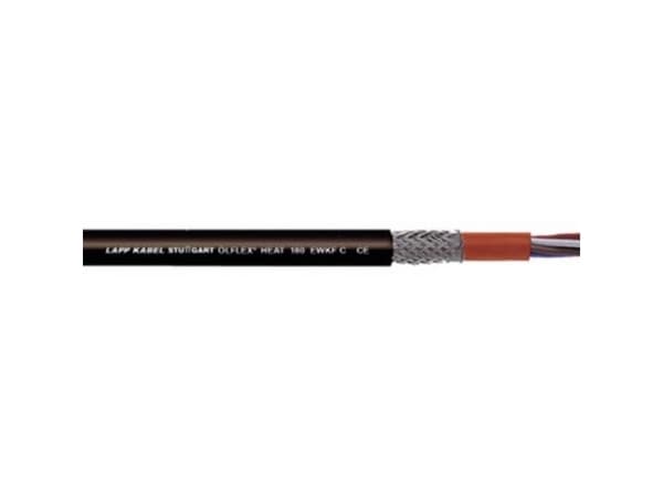 LAPP ÖLFLEX® HEAT 180 EWKF Högtemperaturkabel 2 x 1 mm² Svart 46307-100 100 m