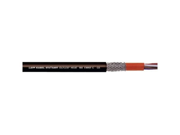 LAPP ÖLFLEX® HEAT 180 EWKF Högtemperaturkabel 2 x 1 mm² Svart 46307-100 100 m