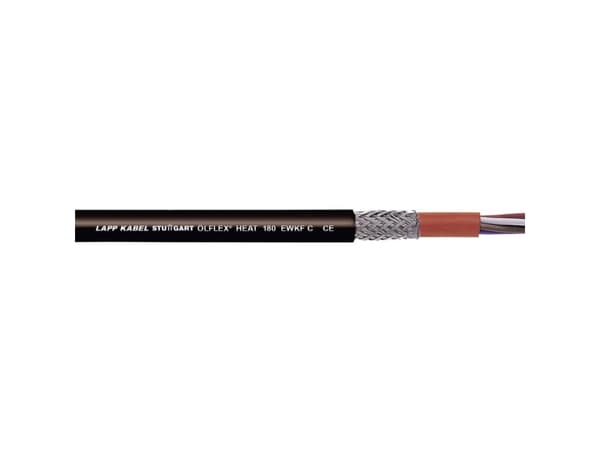 LAPP ÖLFLEX® HEAT 180 EWKF Högtemperaturkabel 2 x 1 mm² Svart 46307-100 100 m