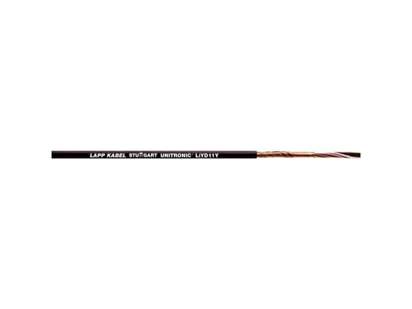 LAPP 33303-500 Datakabel UNITRONIC® LiYD11Y 3 x 0.25 mm² Sort 500 m