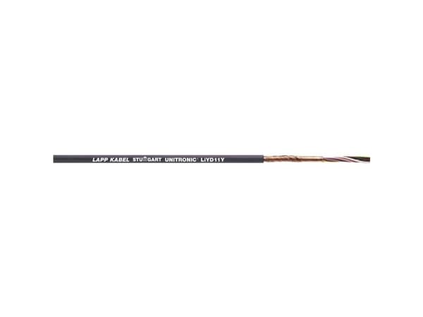 LAPP 33303-500 Datakabel UNITRONIC® LiYD11Y 3 x 0.25 mm² Sort 500 m