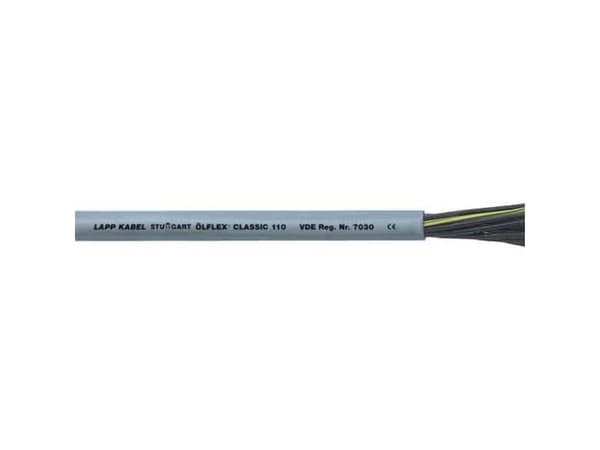 LAPP ÖLFLEX® CLASSIC 110 Styreledning 3 x 1 mm² Grå 1119853-100 100 m