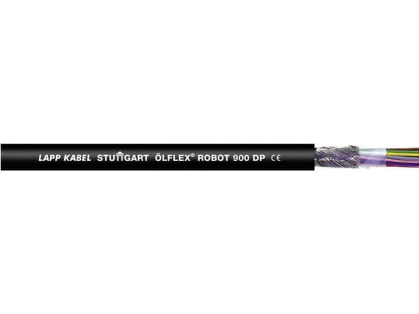 LAPP 28136-50 Peräkaapeli ÖLFLEX® ROBOT 900 DP 10 x 0,34 mm² Musta 50 m