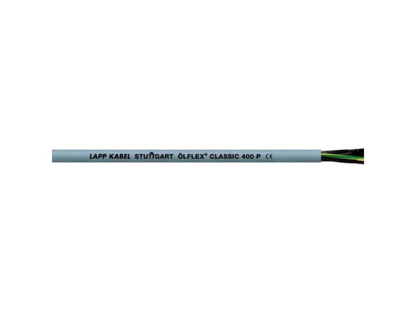 Lapp ÖLFLEX CLASSIC 400 P, Mellomspenningskabel, Grå, Polyvinylklorid (PVC), Semi-stiv polyvinylklorid (SR-PVC), Kopper, 0.5 mm²