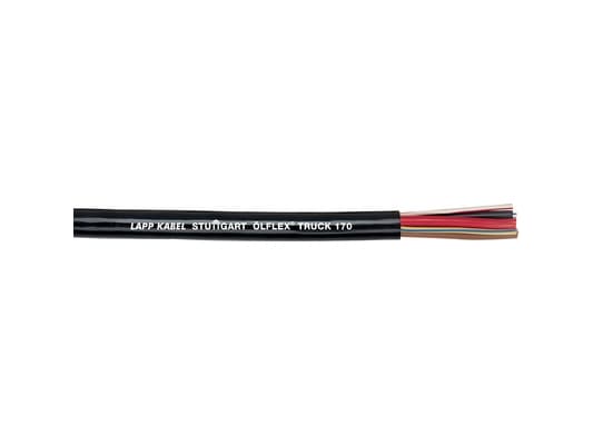 Lapp ÖLFLEX TRUCK 170 FLRYY, Strømutvidelse, Sort, 100 m, -40 - 85 °C, ETIM 5.0 Class-ID: EC000104 ETIM 5.0 Class-Description: Control cable ETIM 6.0