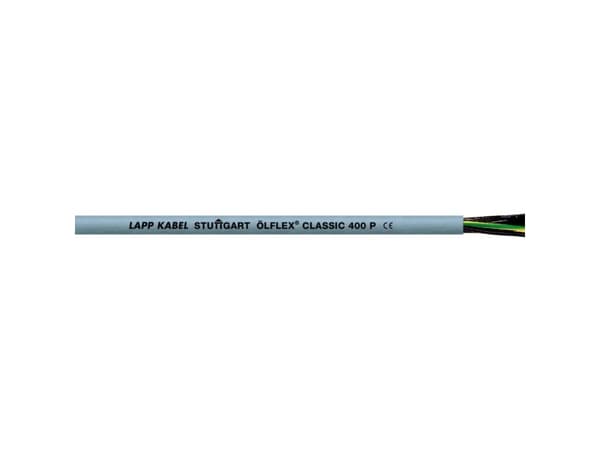 Lapp ÖLFLEX CLASSIC 400 P, Mellomspenningskabel, Grå, Polyvinylklorid (PVC), Semi-stiv polyvinylklorid (SR-PVC), Kopper, 1 mm²