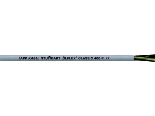 Lapp ÖLFLEX CLASSIC 400 P, Mellomspenningskabel, Grå, Polyvinylklorid (PVC), Semi-stiv polyvinylklorid (SR-PVC), Kopper, 1 mm²