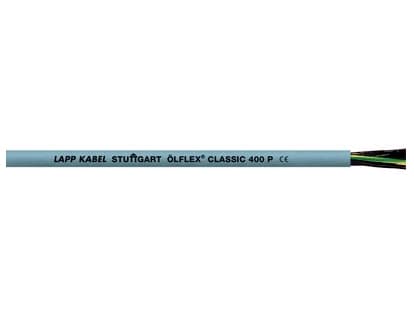 Lapp ÖLFLEX CLASSIC 400 P, Mellomspenningskabel, Grå, Polyvinylklorid (PVC), Semi-stiv polyvinylklorid (SR-PVC), Kopper, 1 mm²