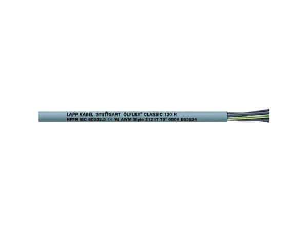 Lapp ÖLFLEX 1123034, 100 m, Grå, 21,6 kg/km, 56 kg/km, 4000 V, 0,75 mm²