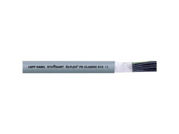 LAPP 26180-100 Släppkabel ÖLFLEX® FD CLASSIC 810 3 G 4 mm² Grå 100 m