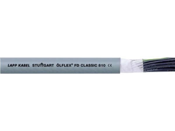 LAPP 26180-100 Släppkabel ÖLFLEX® FD CLASSIC 810 3 G 4 mm² Grå 100 m