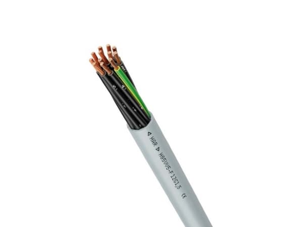 LAPP H05VV-F Styreledning 12 G 1 mm² Grå 11021-100 100 m