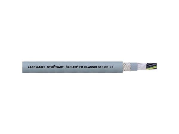 LAPP 26423-50 Släppkabel ÖLFLEX® CLASSIC FD 810 CP 7 G 0,75 mm² Grå 50 m