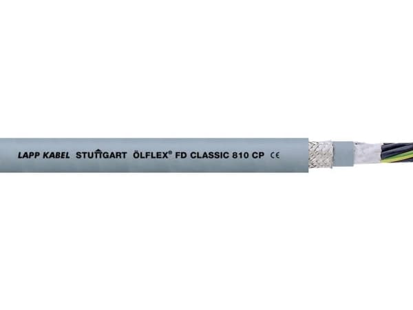 LAPP 26423-50 Släppkabel ÖLFLEX® CLASSIC FD 810 CP 7 G 0,75 mm² Grå 50 m