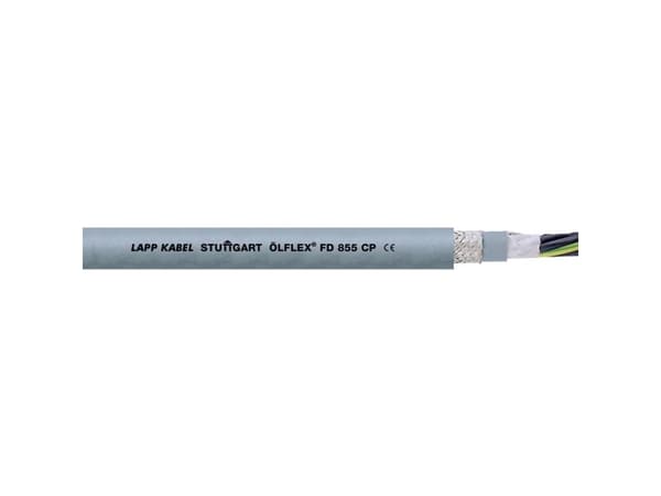 LAPP 27620-100 Peräkaapeli ÖLFLEX® FD 855 CP 2 x 0,75 mm² Harmaa 100 m