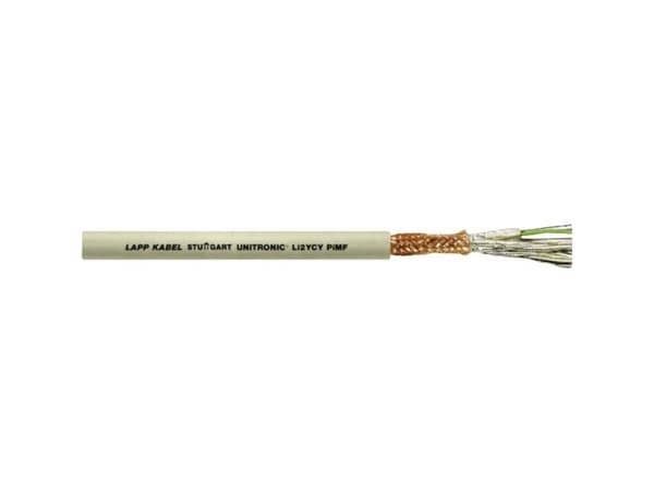 LAPP 34041-100 Datakaapeli UNITRONIC® Li2YCY PiMF 3 x 2 x 0,22 mm² Grå 100 m