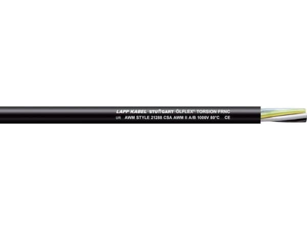 LAPP ÖLFLEX® TORSION FRNC Styreledning 12 G 1 mm² Sort 1150373-100 100 m