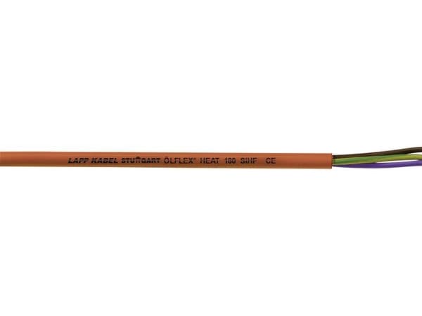 LAPP ÖLFLEX® HEAT 180 SIHF Højtemperaturkabel 7 G 0.75 mm² Rød, Brun 46006-100 100 m